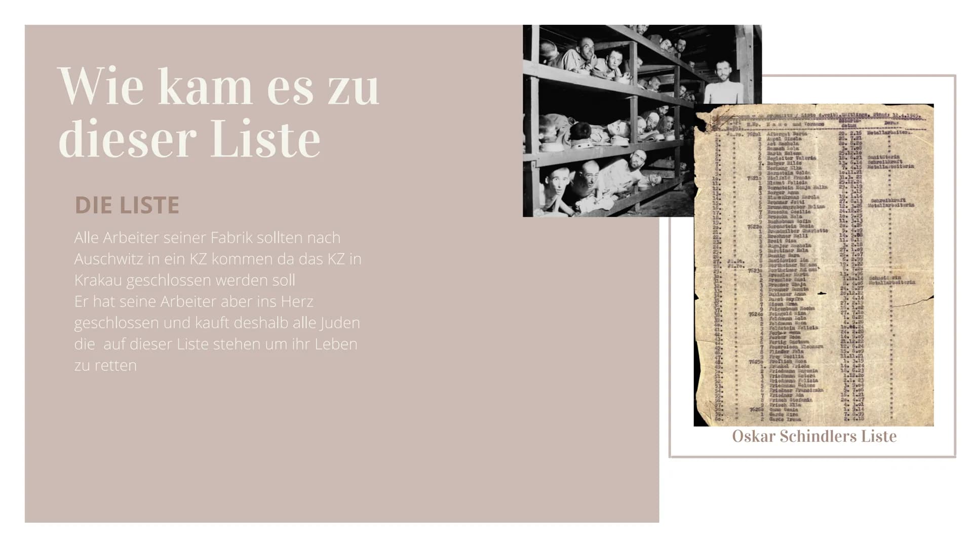 Referat

Oskar Schindler

HANNA WELSCH □□
# PERSÖNLICHE
# DATEN
*28.4.1908 in Tschechien
+9.10.1974 in Hildesheim

Ehefrau: Emilie Schindler