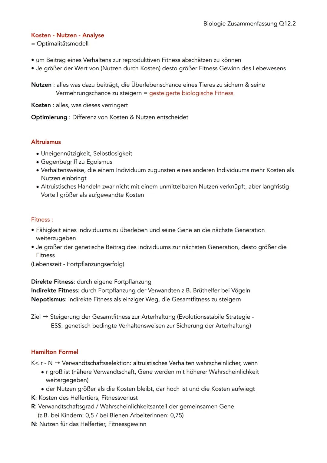 Biologie Zusammenfassung Q12.2

Verhaltensbiologie

Untersuchung von Verhalten

• Alle beobachtbaren Bewegungen, Körperstellungen und Lautäu