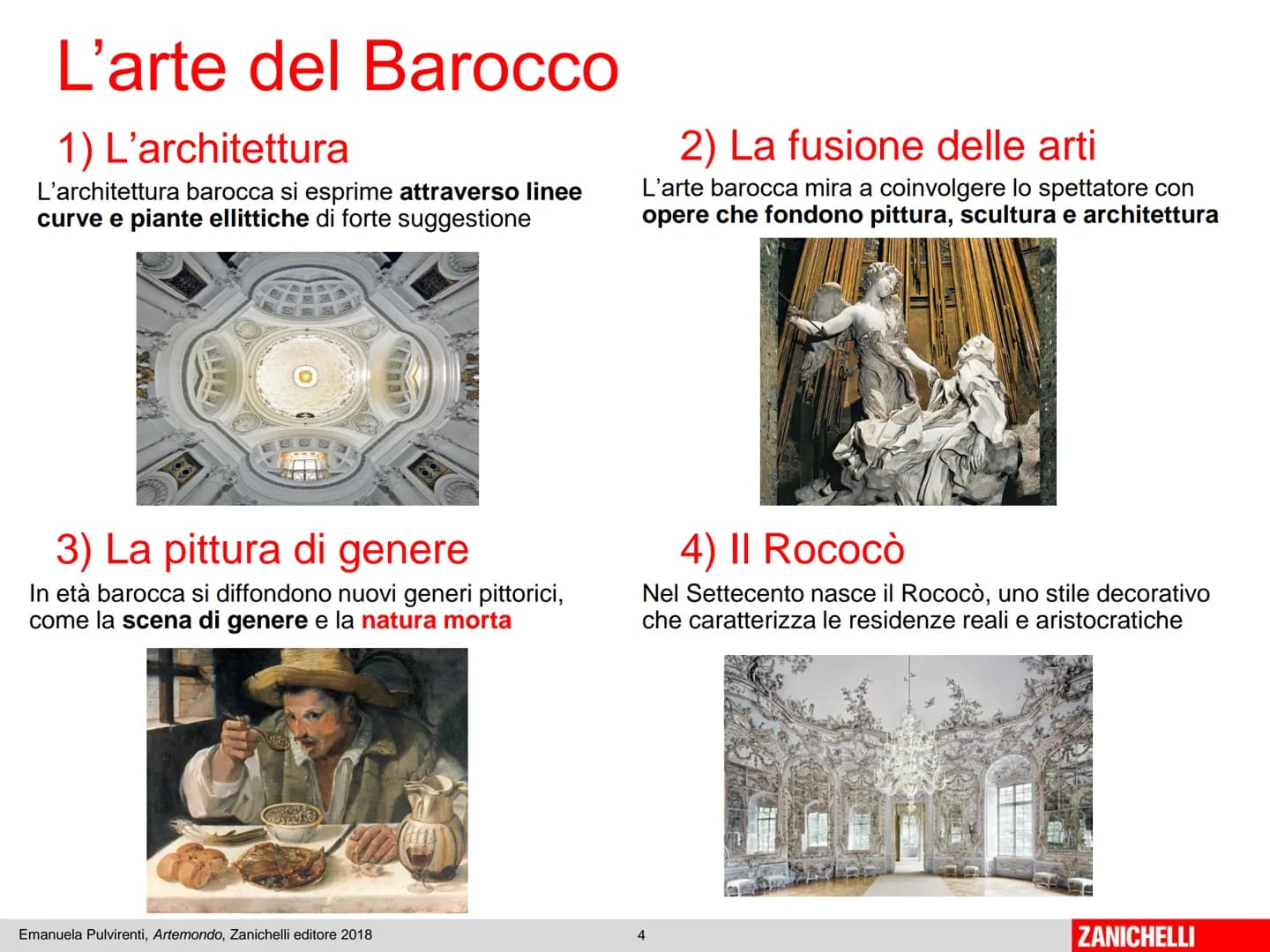# Unità 9

## Il Barocco

Emanuela Pulvirenti, Artemondo, Zanichelli editore 2018 # L'Europa nell'età barocca

Tra l'inizio del '600 e la me