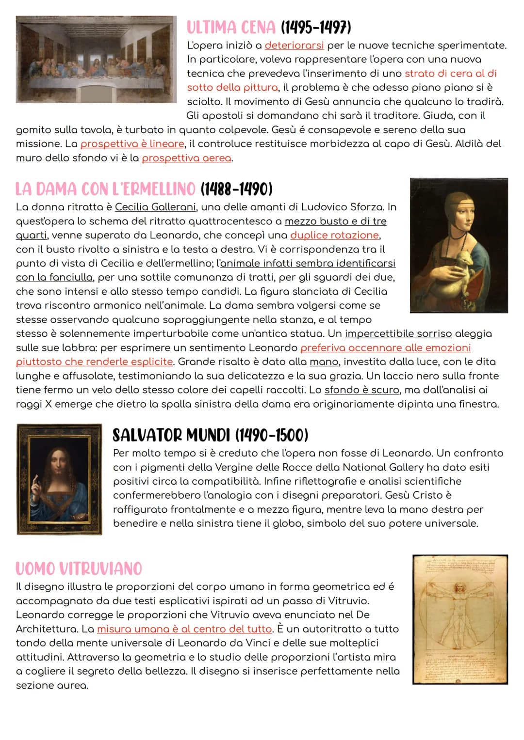 # Leonardo da Vinci

LA VITA
Leonardo, nato a Vinci in Toscana nel 1452 e morto ad Amboise in Francia nel 1519, fu un artista
con una person
