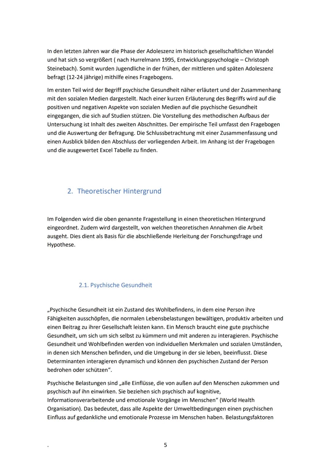 Berufliches Gymnasium

Seminararbeit zum Thema:

Wirkung von sozialen Medien auf das Wohlbefinden Kinder und
Jugendlicher

Name

Kurs:..

Ku