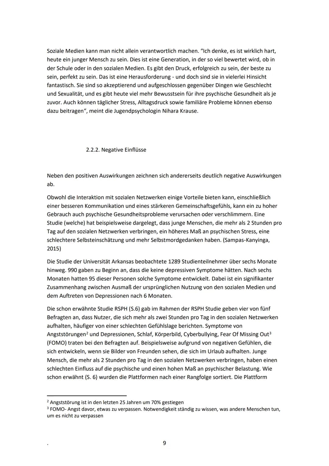 Berufliches Gymnasium

Seminararbeit zum Thema:

Wirkung von sozialen Medien auf das Wohlbefinden Kinder und
Jugendlicher

Name

Kurs:..

Ku