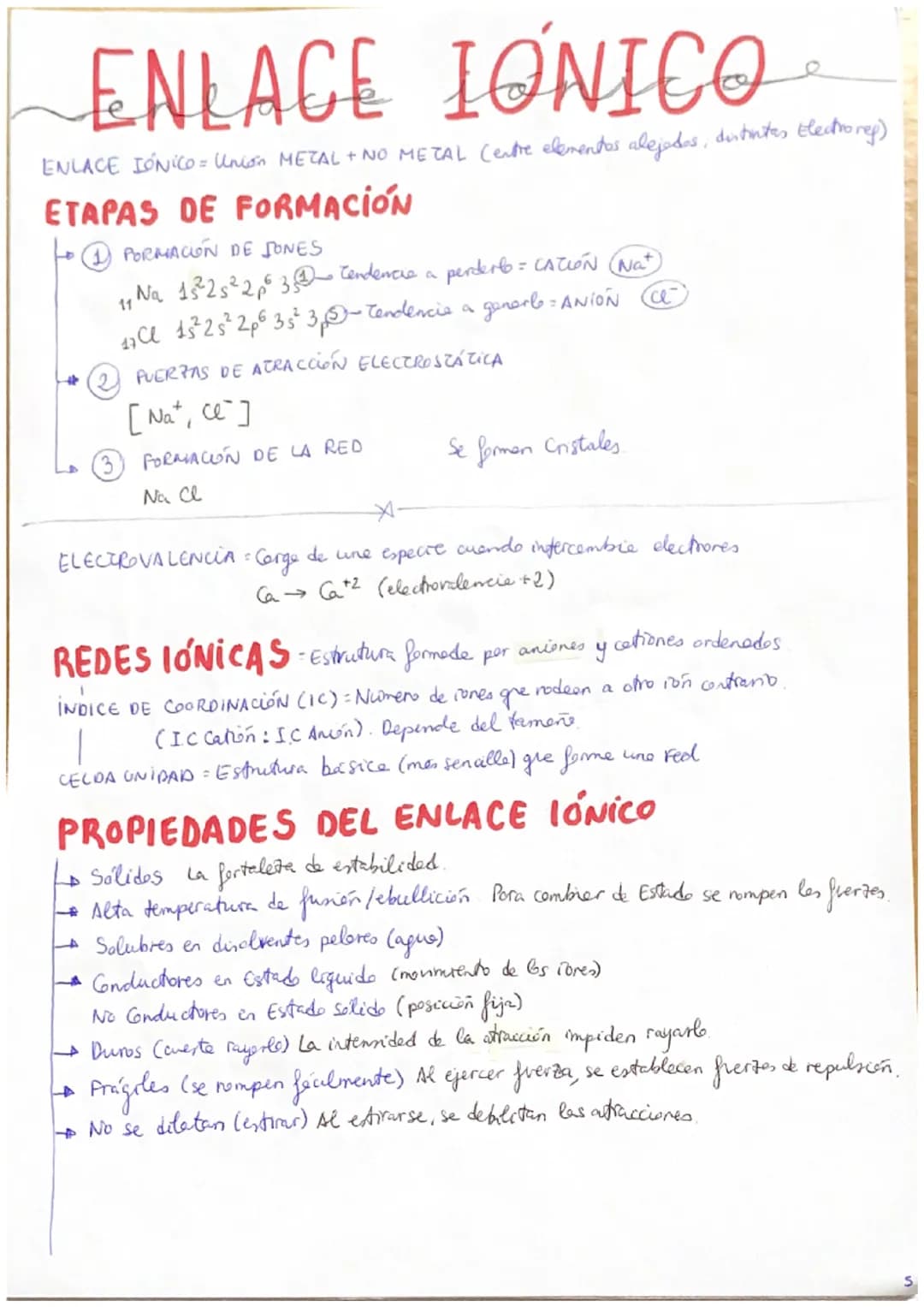 # ENLACE IONICO

ENLACE IÓNICO: Union METAL + NO METAL (entre elementos alejadas, distintes Electrores)

## ETAPAS DE FORMACIÓN

- ① PORMACI