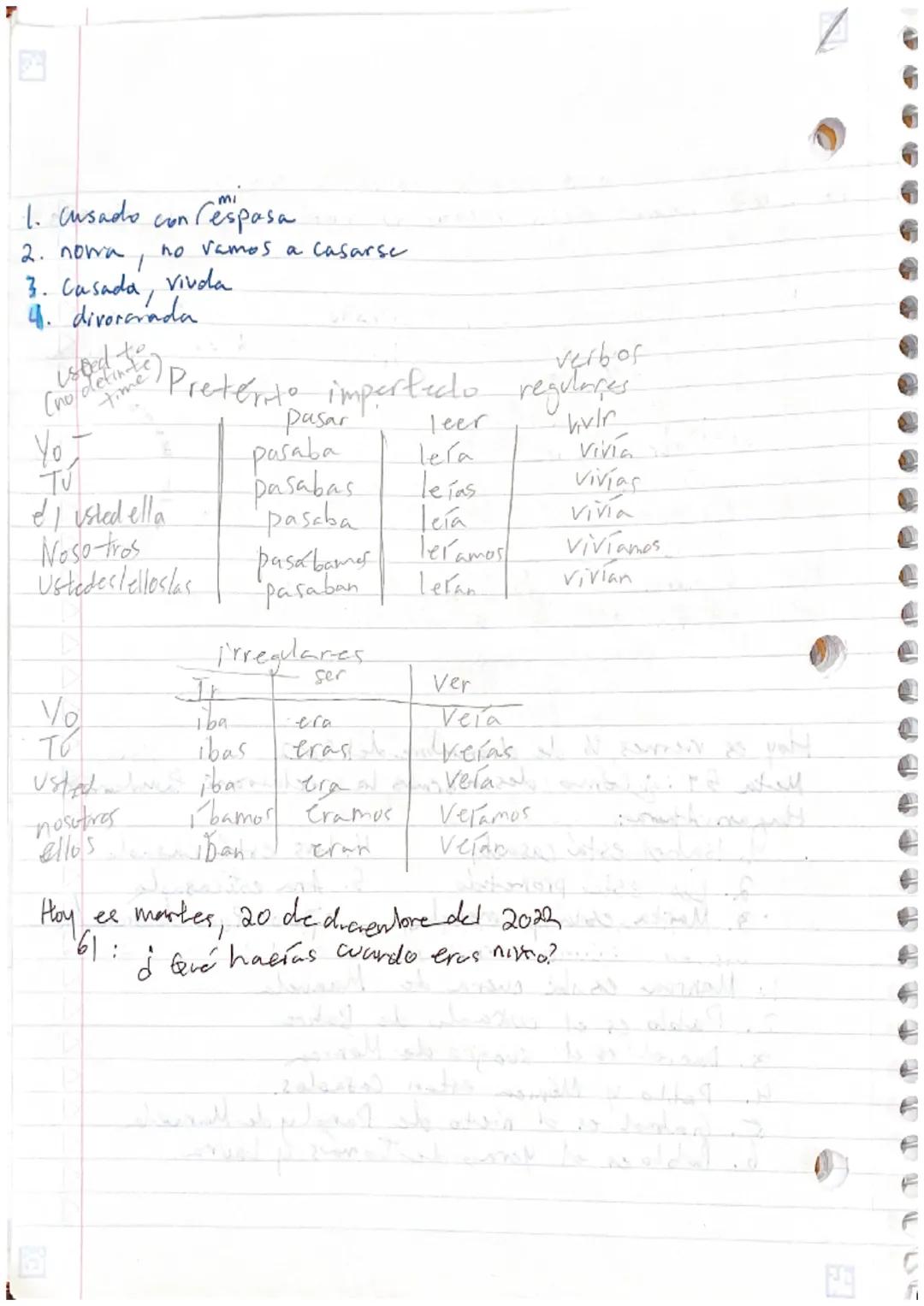 Hoy es miércoles 14 de septiembre dal 2022

Meta #3: ¿cómo usamos las palabras afirmativas y negativas.
en español?

Tarea #3:

1.  No quier