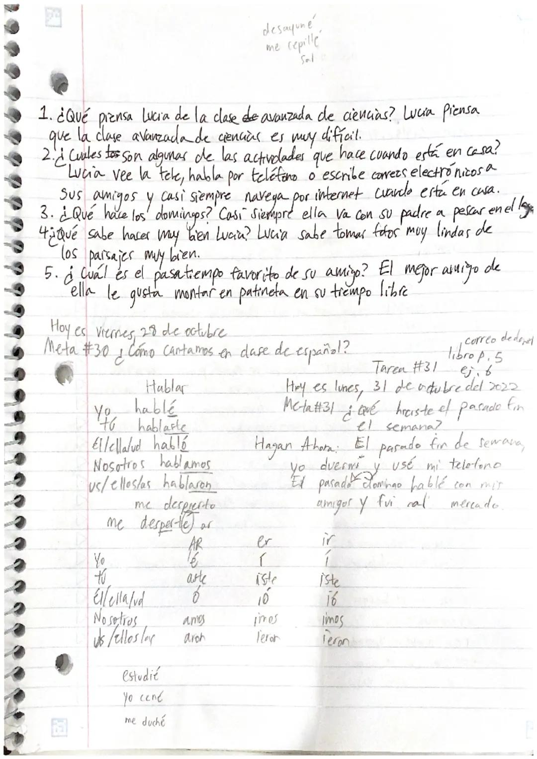 Hoy es miércoles 14 de septiembre dal 2022

Meta #3: ¿cómo usamos las palabras afirmativas y negativas.
en español?

Tarea #3:

1.  No quier