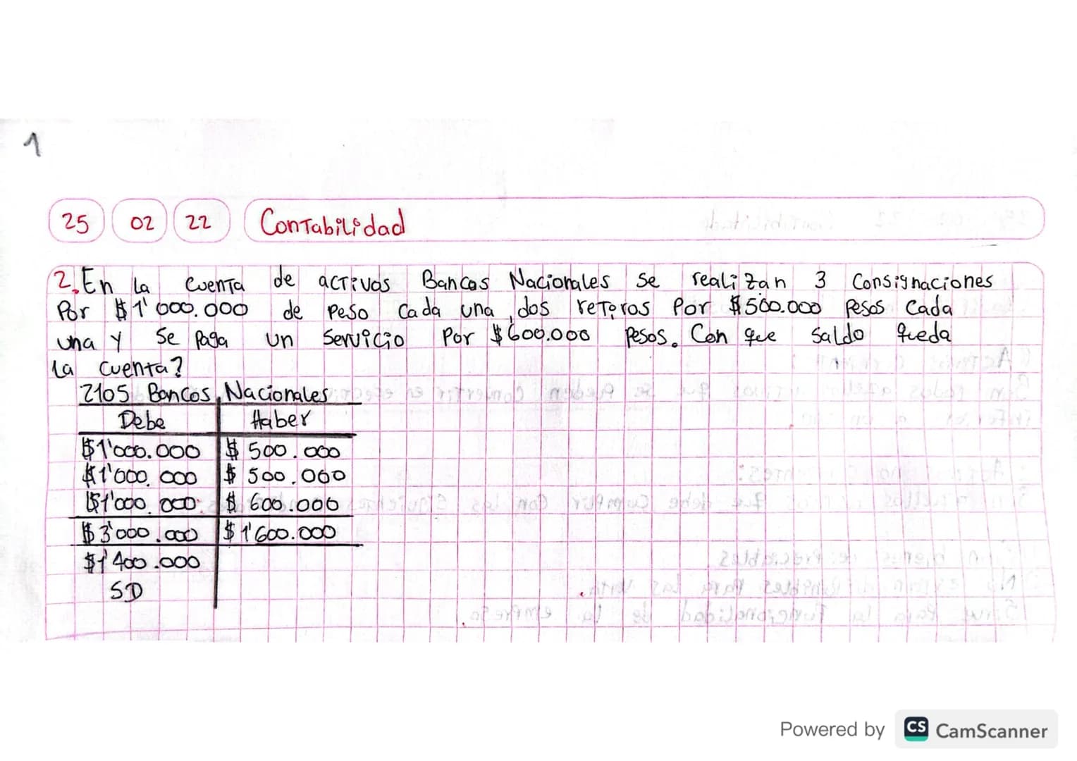 # 1
25 04 22 Contabilidad

Las Cuestas
Es el nombre que se utiliza Para registrar en Forma ordenada las
operaciones que realiza una empresa,