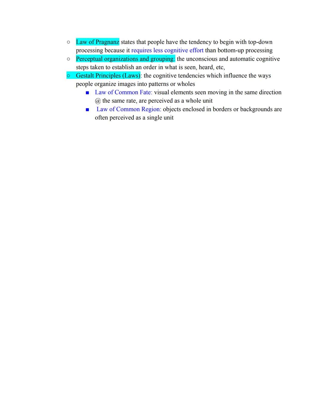 
<p>Sensations are the processes through which sensory organs/receptor cells detect stimuli, and transduction is the conversion of stimuli i