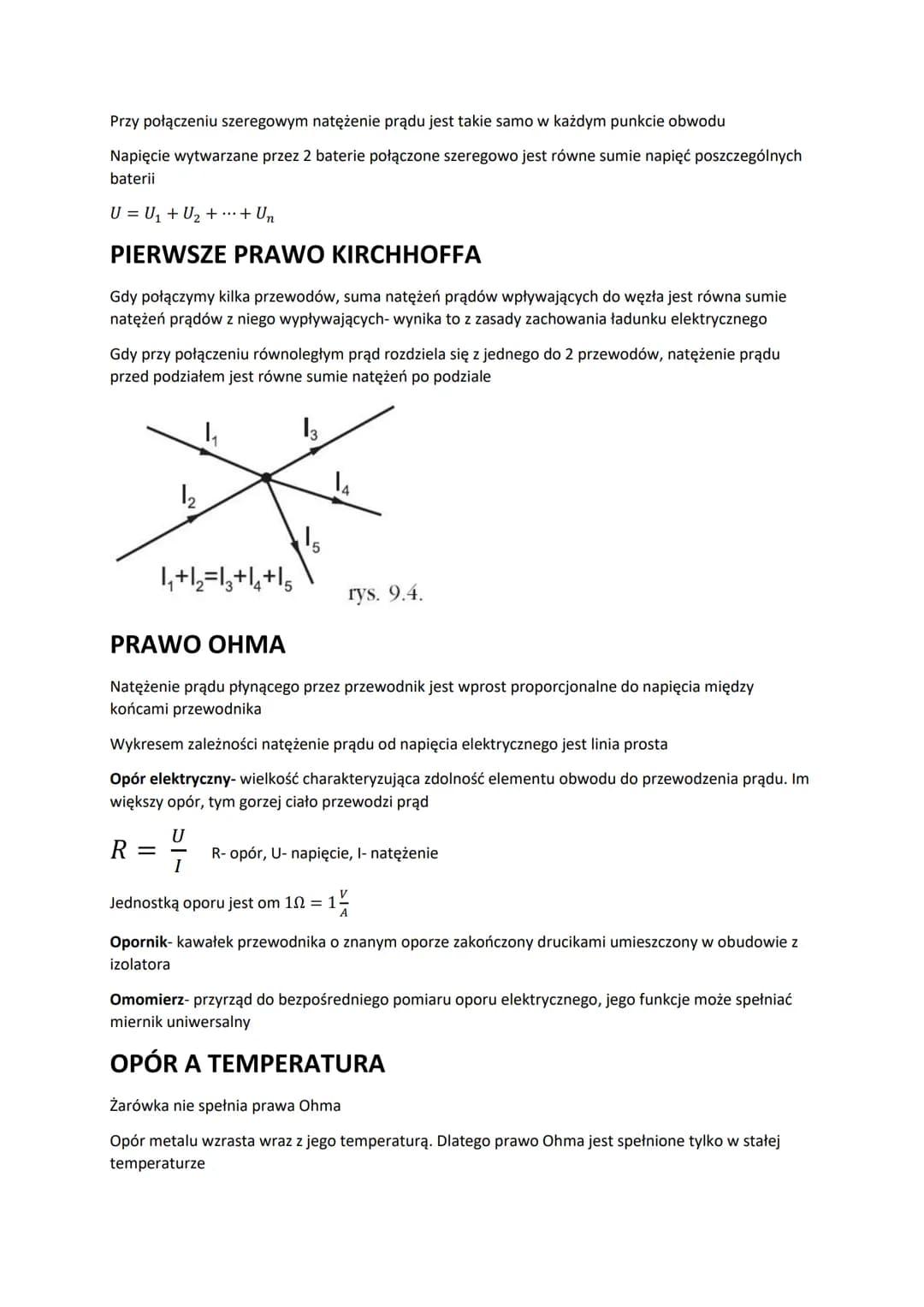 # OBWODY ELEKTRYCZNE

Prąd elektryczny- uporządkowane przepływy ładunków (metale- przepływ elektronów, roztwory-
przepływ jonów, gazy- przep