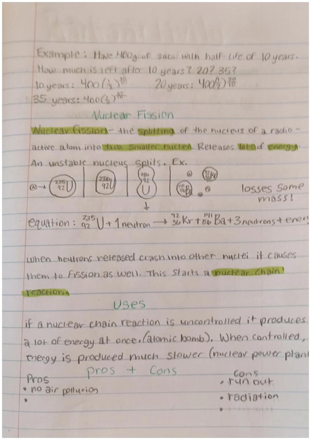 # Radioactivity

Dangers and Uses of Radiation

Background radiation- low level of radiation occurs naturally
in the environment. (rocks, co