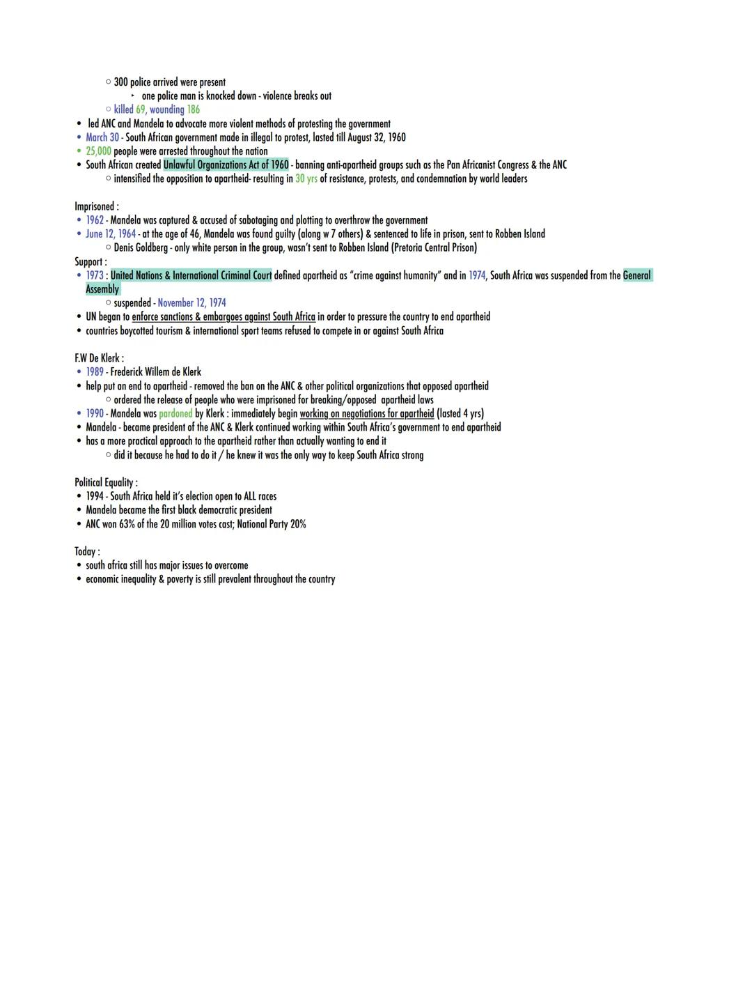 Loving vs. Virginia- allowed interracial relationships & marriage

Background
In 1685-the first policy of white policy of white supremacy be