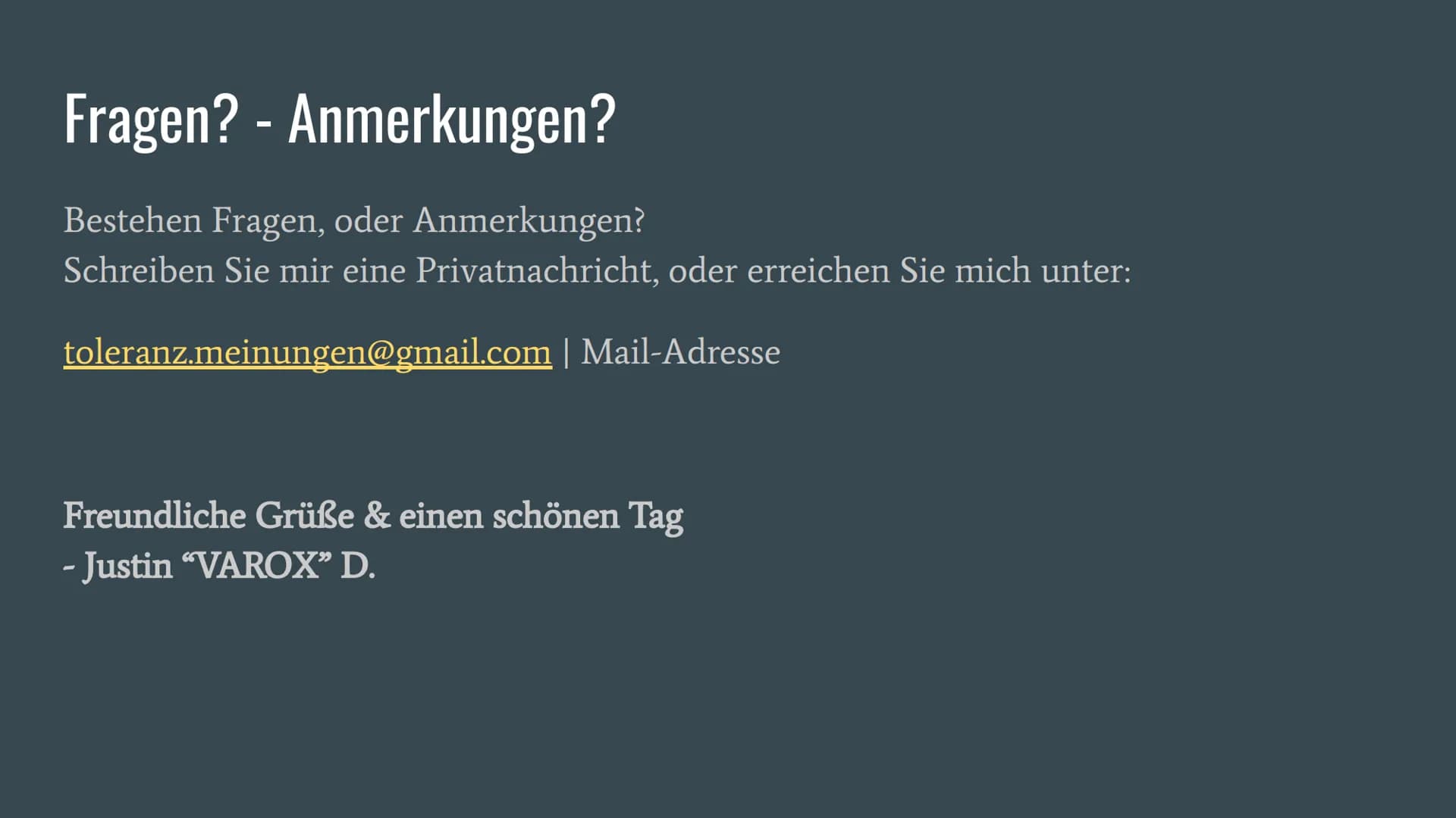 # Das DarkNet...

...

... und seine Gefahren

Eine Präsentation von Justin D. # Was ist das “DarkNet”?

- Das Darknet ist eine anonymes Net