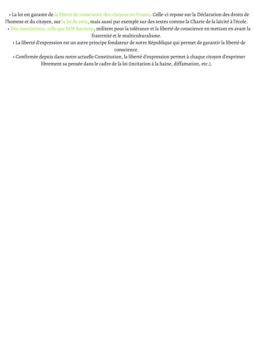 # Tolérance, liberté religieuse et laïcité

Définitions:

Tolérance

capacité d'un individu et d'une société à tolérer c'est-à-dire à accept