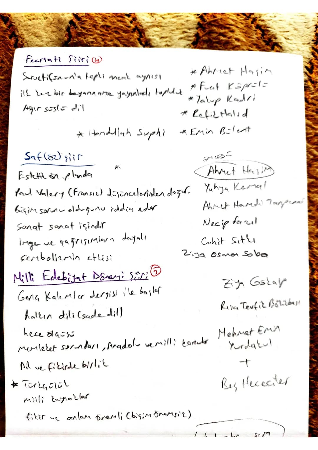 # 1. Dönem Tanzimat Siiri
Dible sadeles ma, ölçüde hece denenmil
hürriyet, vaten, adalet, hak
Eski nazım sekillen
Sanat toplumish
halk ede b