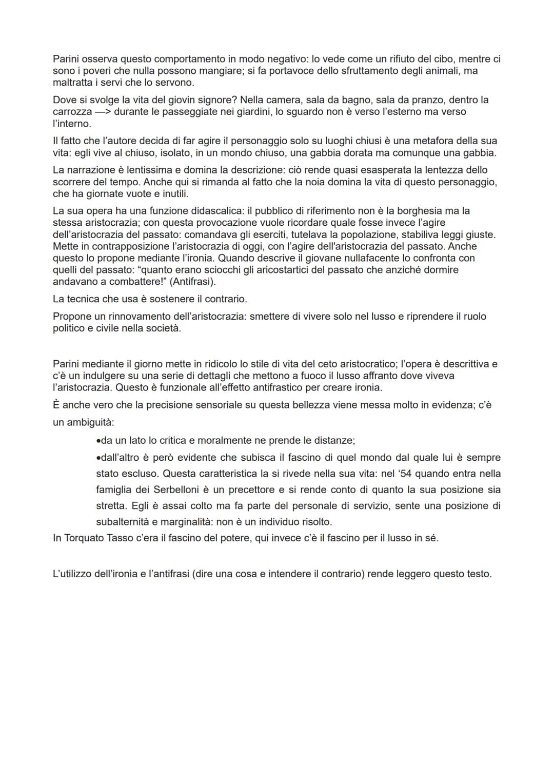 # La poetica di Giuseppe Parini

La poesia deve essere illuminata dallo spirito filosofico. Deve avere la finalità dell'utile, insegnare
qua