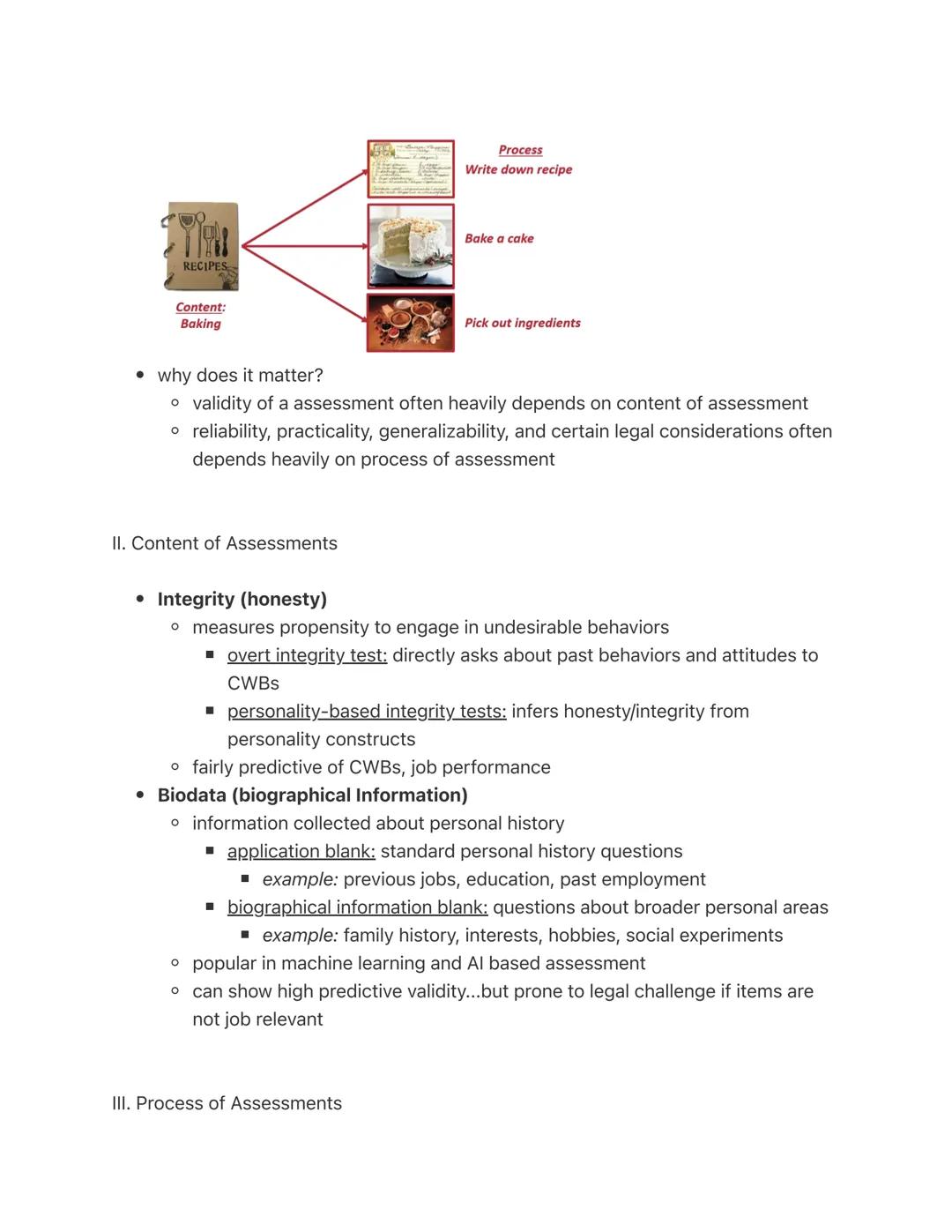 # Testing and Assessment

I. Foundations of Assessment

• Assessment: systematic procedure for measuring a construct and describing it
with 