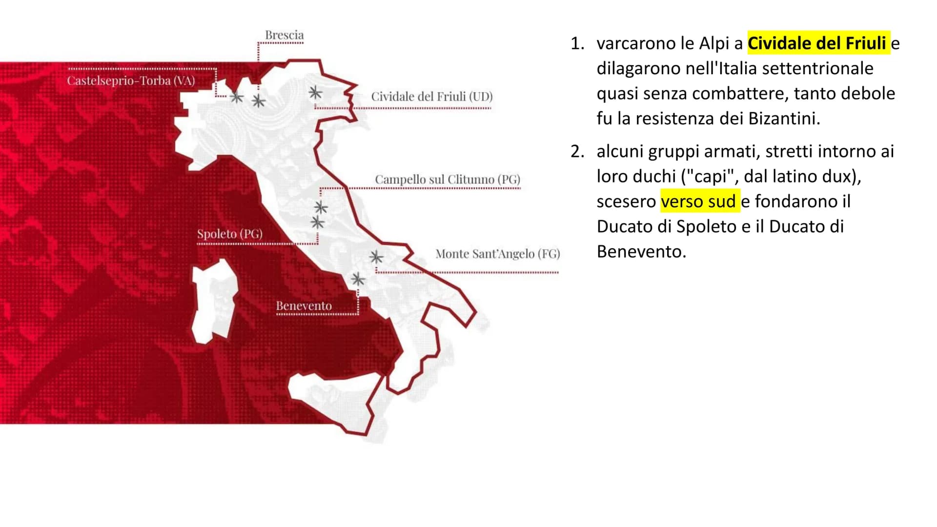 \langle LONGO
BARDI \rangle # II VI secolo in Italia

L'Italia fra Longobardi
e Bizantini

REGNO DEI FRANCHI

NEUSTRIA

Genova

Milano

BAVA