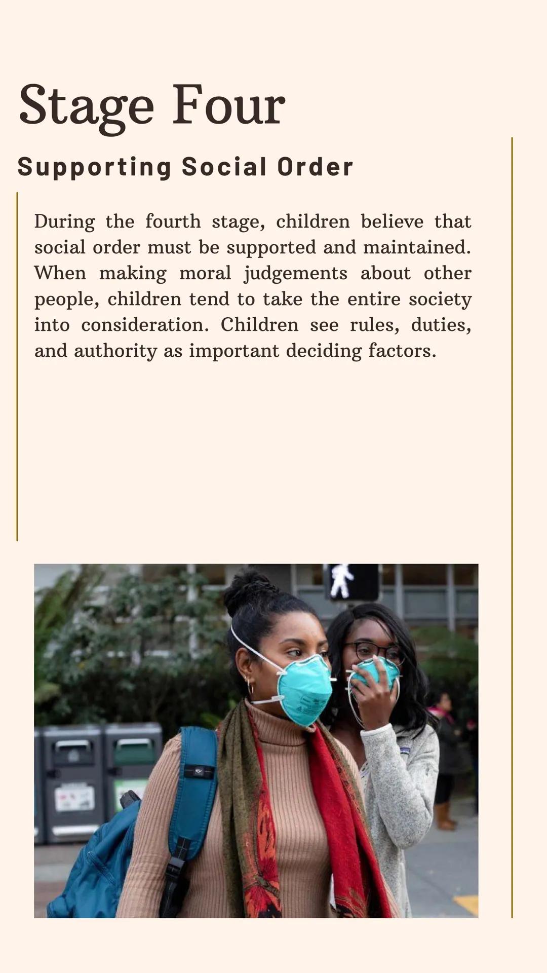 # Lawrence Kohlberg's
Stages of Moral
Development PreConventional
Level # Stage one

## Obedience & Punishment

During the first stage, chil