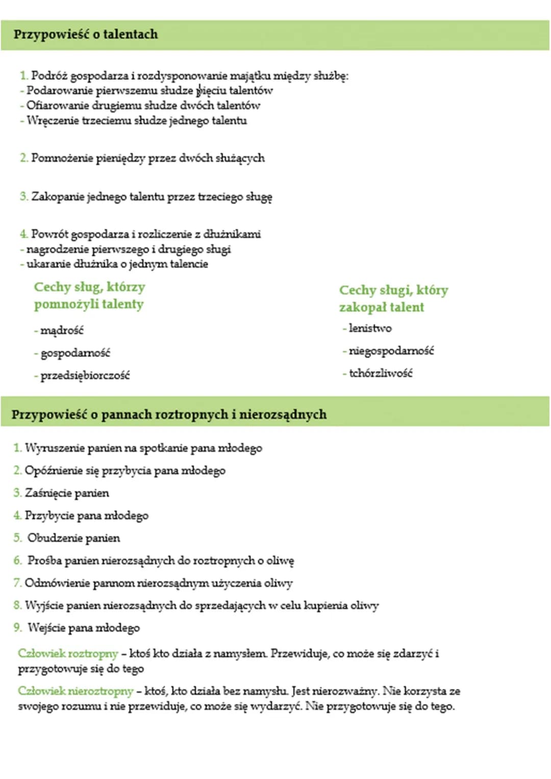 # Przypowieści

## Co to jest przypowieść?

Przypowieść - utwór, w którym przedstawiona historia oprócz dosłownego znaczenia głębszy
sens. S