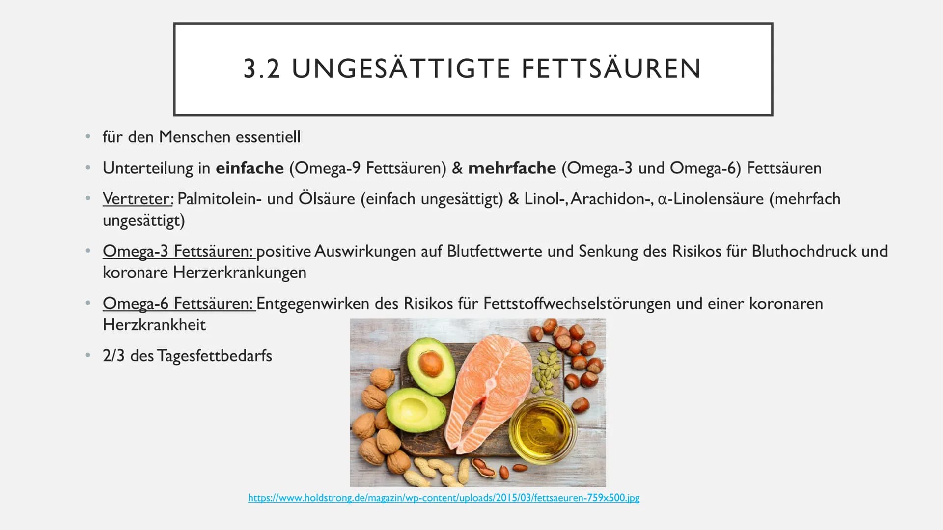 # FETTE GLIEDERUNG

• I Allgemeines
• 2 Aufgaben der Fette
• 3 Unterteilung der Fettsäuren
• 3.1 gesättigte Fettsäuren
• 3.2 ungesättigte Fe