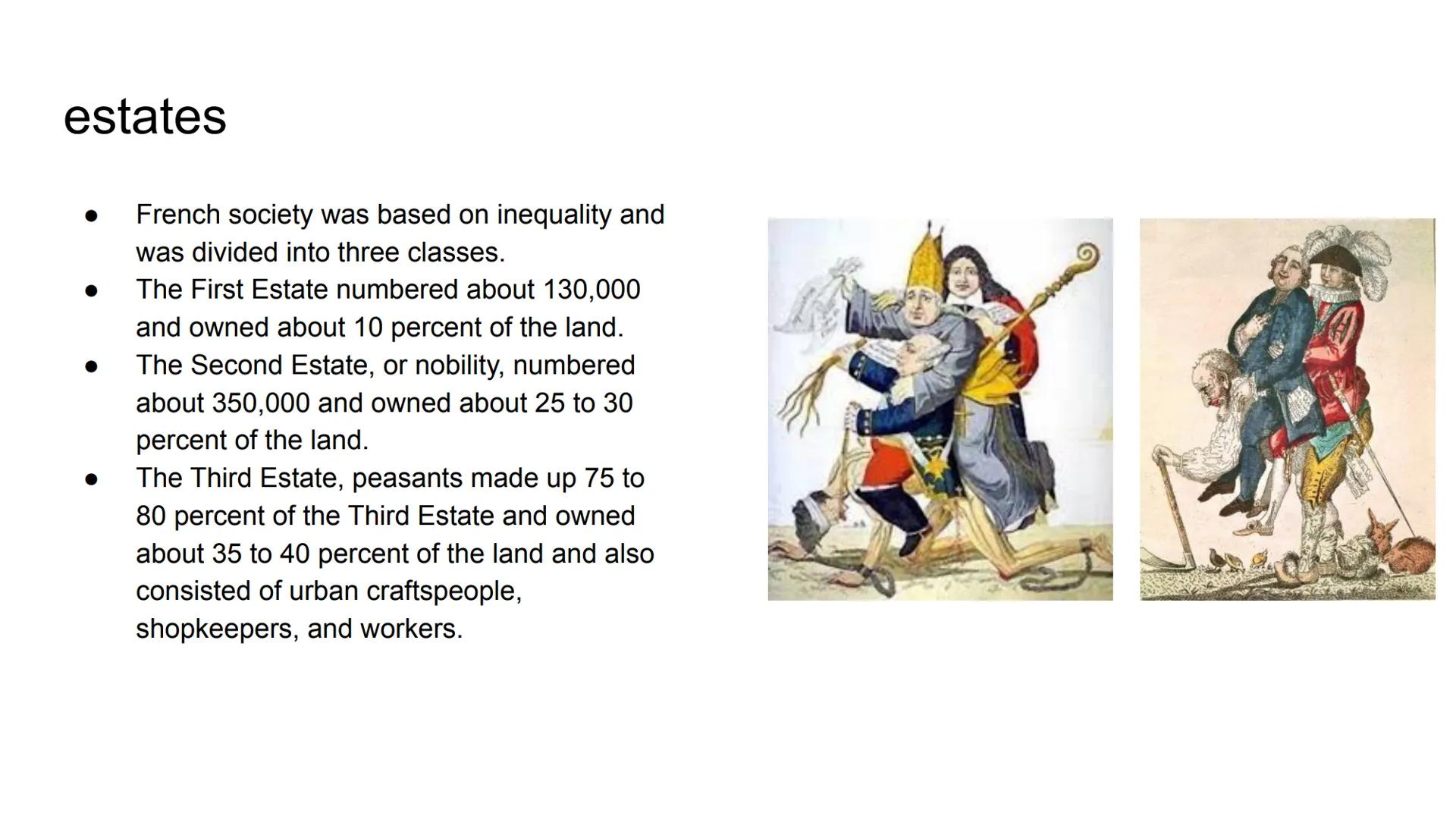 # The French Revolution and
## Napoleon, 1789-1815
### Chapter 9 # The French Revolution

Begins

Lesson 1 estates

• French society was bas