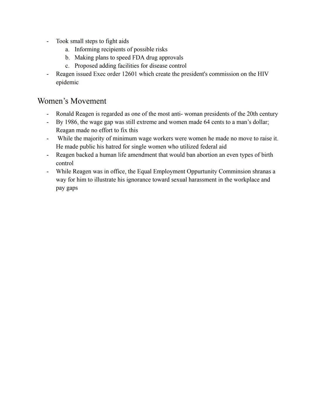Civil Right and Minority Groups.

Belief
- Not the biggest supporter of civil rights
- Opposed extension of voting rights act of 1965
  a. W