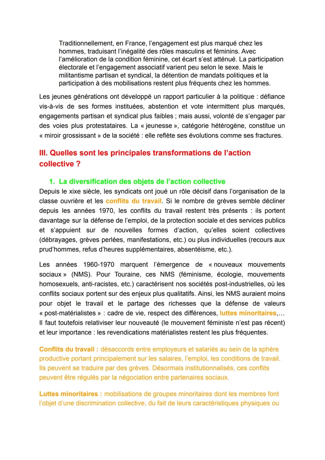 # Comment expliquer l'engagement politique
dans les sociétés démocratiques ?

I. Pourquoi s'engage-t-on ?

1. Les multiples formes de l'enga
