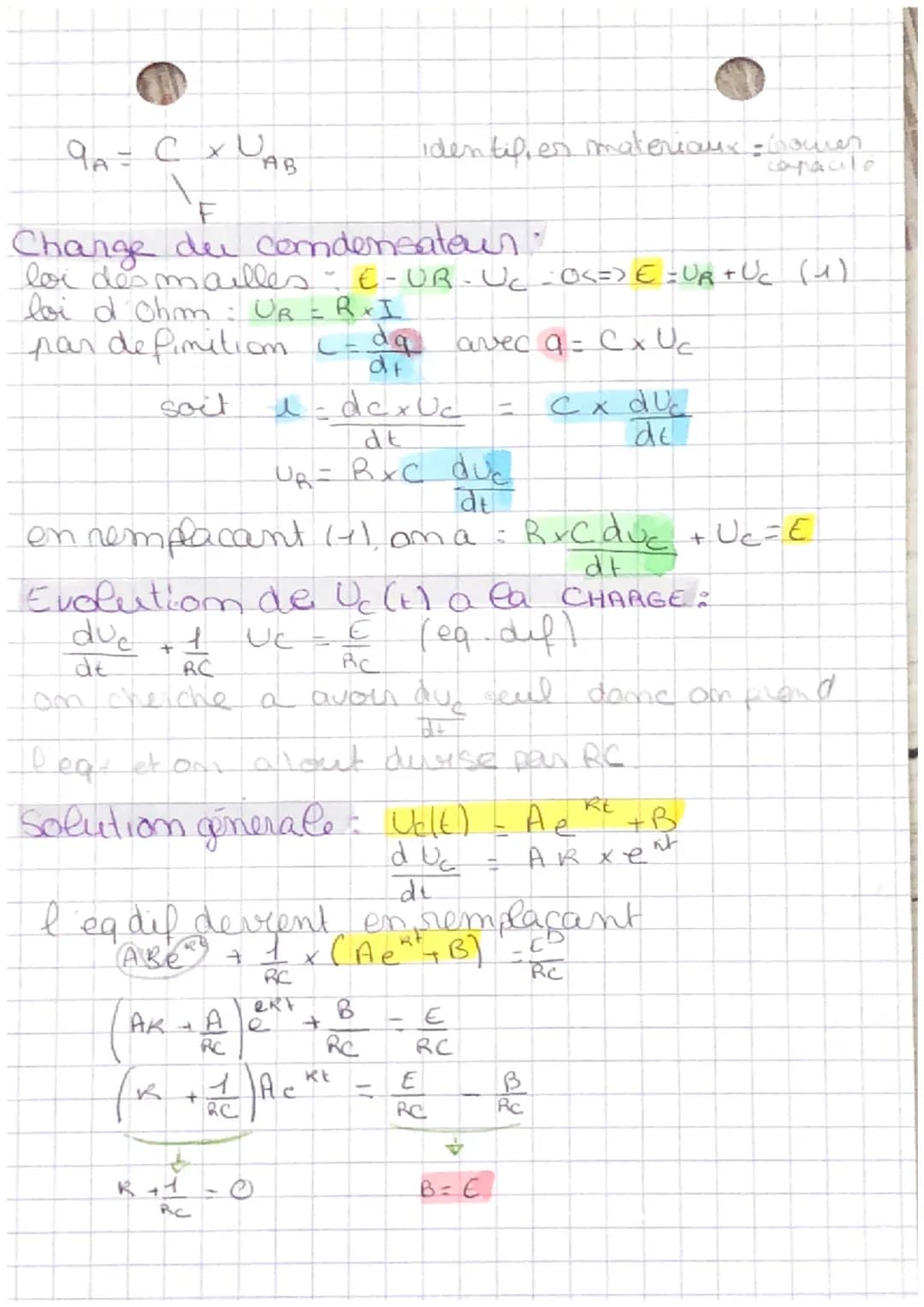 # LE CIRCOIT

•Loi d ohm: $U = RI$
Loi des mailles somme des
tensiom en parcurant la maille
est mulle

$U - U_1 - U_2 = 0$

• Loi des noeuds