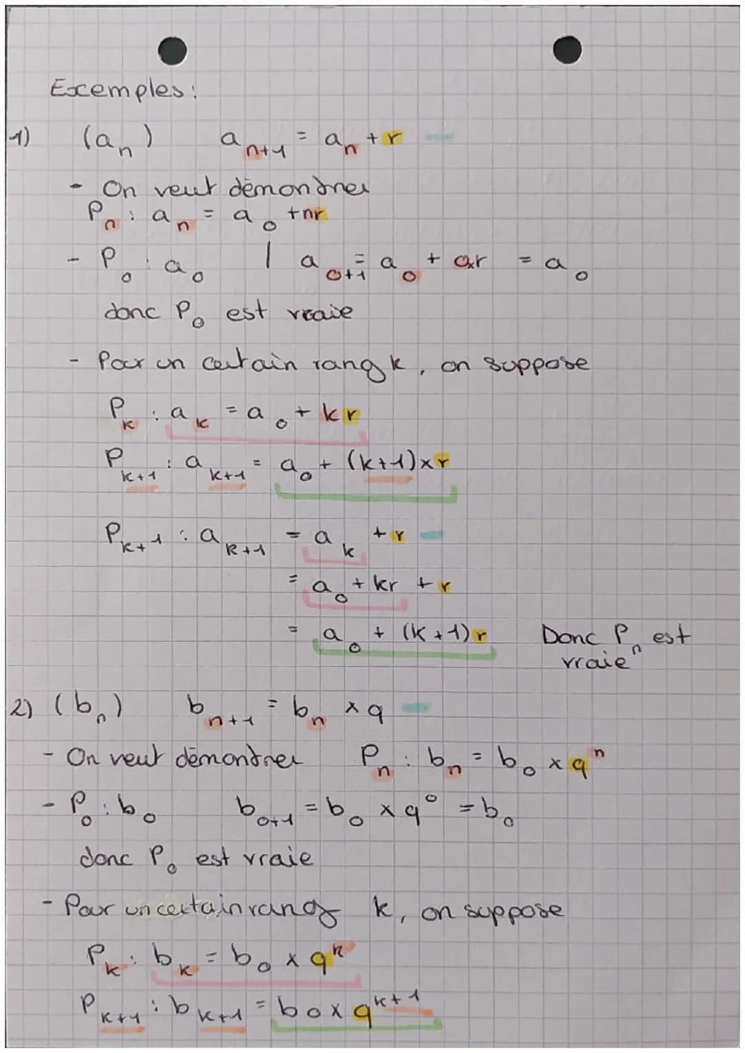 MATHS
# Raisonnements par recurrence: suites

Rappels:
Modes de générations:

Formule de récurrence:
$U_{n+1} = f(u_1)$

formule explicite: 