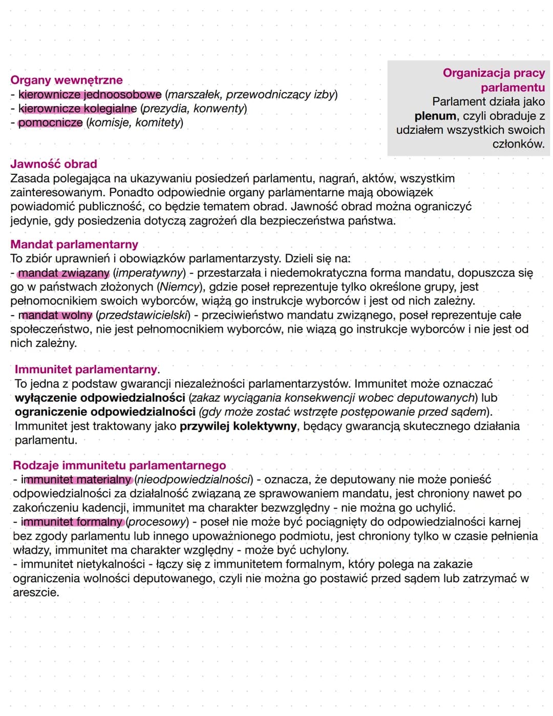 # WŁADZA USTAWODAWCZA

Do wypełniania władzy ustawodawczej (legislatywy) zobowiązany jest parlament (inaczej
kongres, izba, rada, zgromadzen