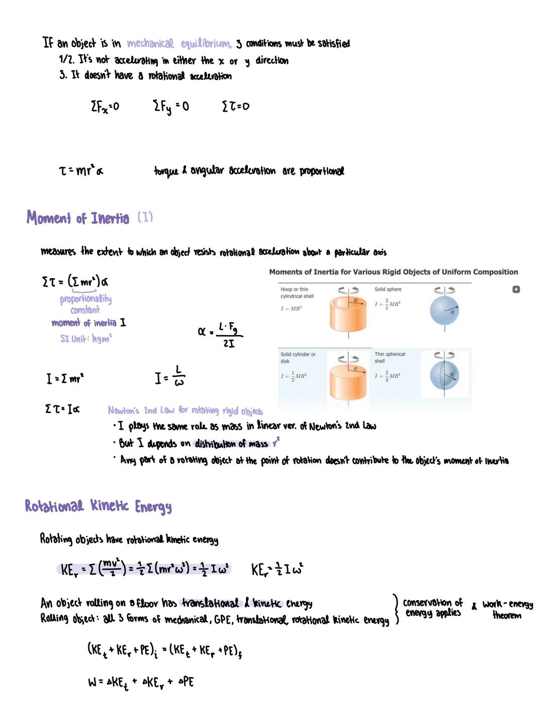 Torque measure of the force that can cause an object to rotate about an anis
related to force distance (lever arm'r)

r: distance from axis 