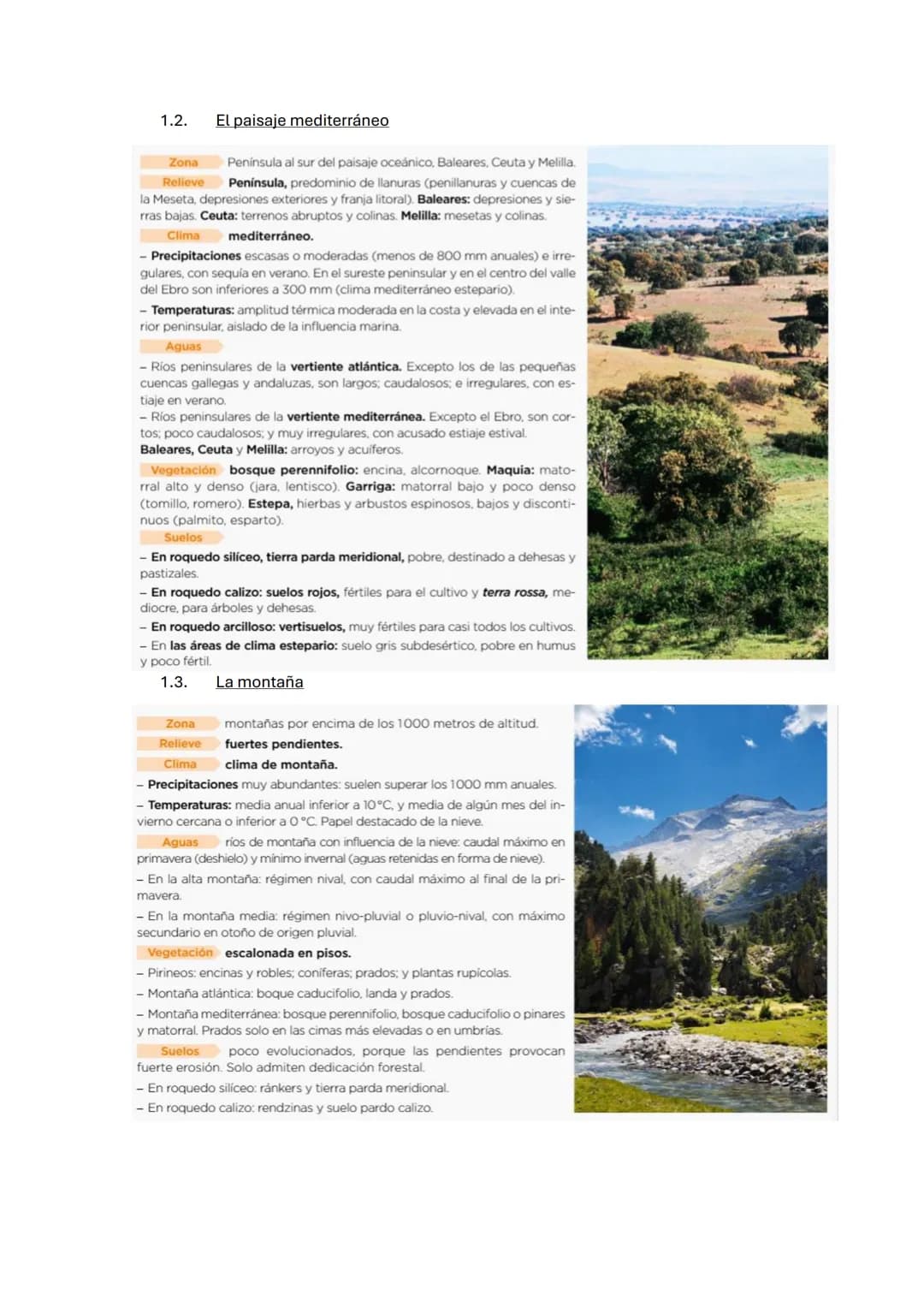 # GEOGRAFÍA TEMA 4

1. Los paisajes naturales
2. Los paisajes geográficos

El paisaje geográfico es el aspecto visual de un territorio. Depe