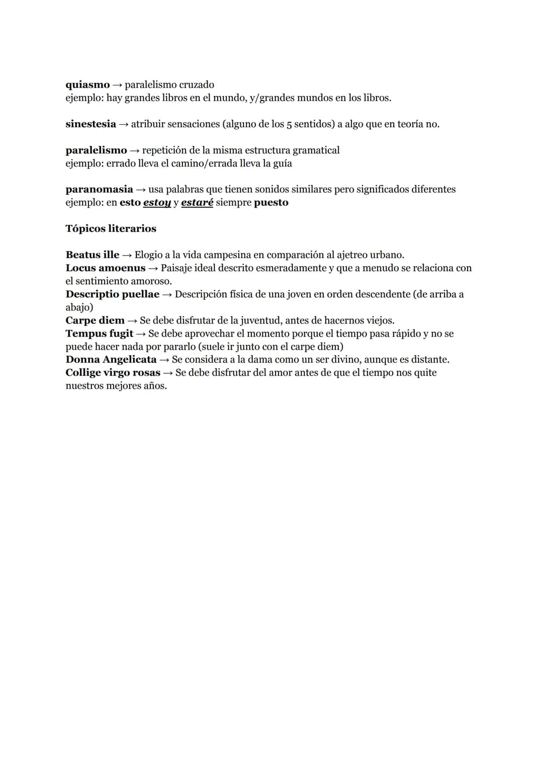 # Figuras retóricas

metáfora → comparación entre dos términos donde un término es real y el otro imaginario
y que tienen una relación de se