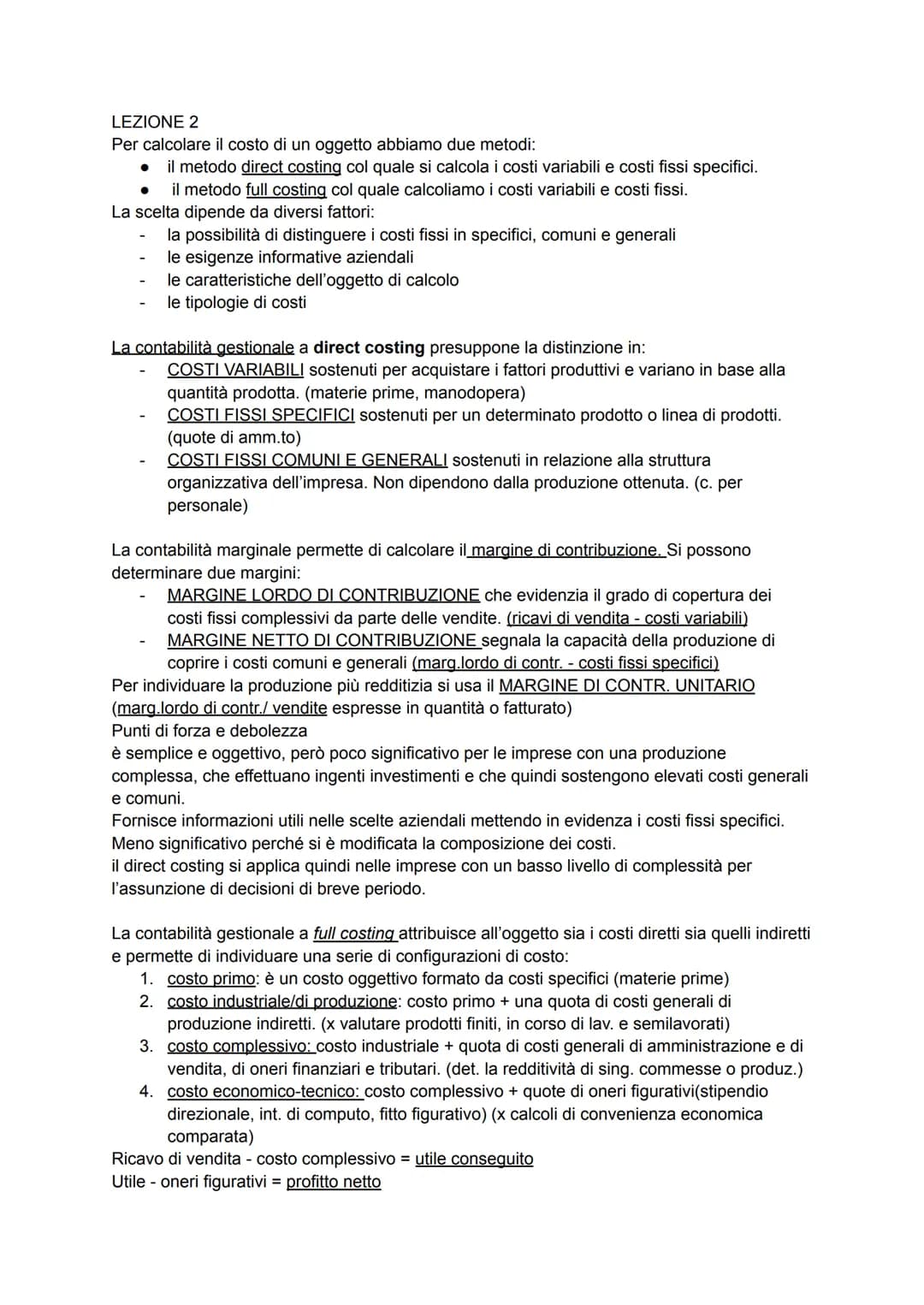 # LA CONTABILITÀ GESTIONALE

II il sistema informativo direzionale supporta gli organi direzionali nell'assumere le decisioni
attraverso pro