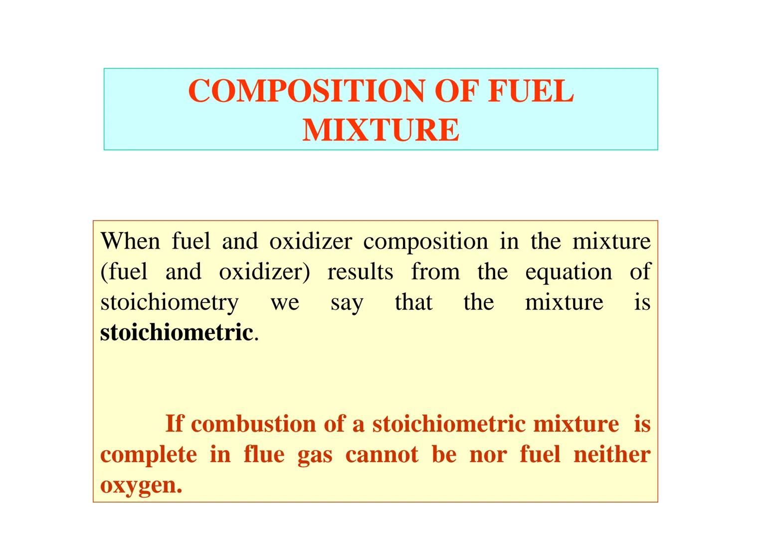 # STOICHIOMETRY OF
# COMBUSTION # FUNDAMENTALS: moles and
kilomoles

Atomic unit mass: 1/12 ₁₂⁶C ~ 1.66 10⁻²⁷ kg

Atoms and molecules mass i