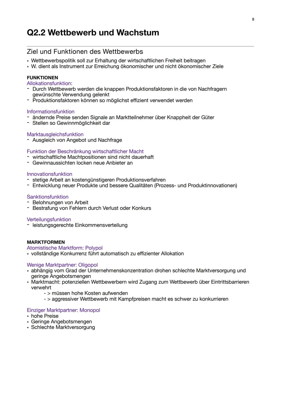 PoWi Q2

Q2.1 Konjunkturpolitik
Wirtschaftliche Konjunktur
Der Konjunkturzyklus
Keynesianismus - Nachfragetheorie
Friedman - Angebotstheorie