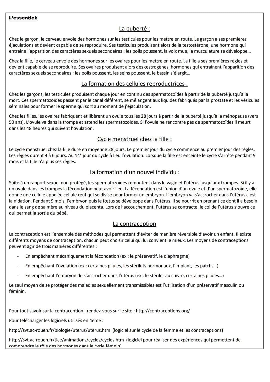 # Ce qu'il faut savoir sur la reproduction humaine:

# Schéma des appareils reproducteurs de l'homme et de la femme :

Canal déférent

Os du