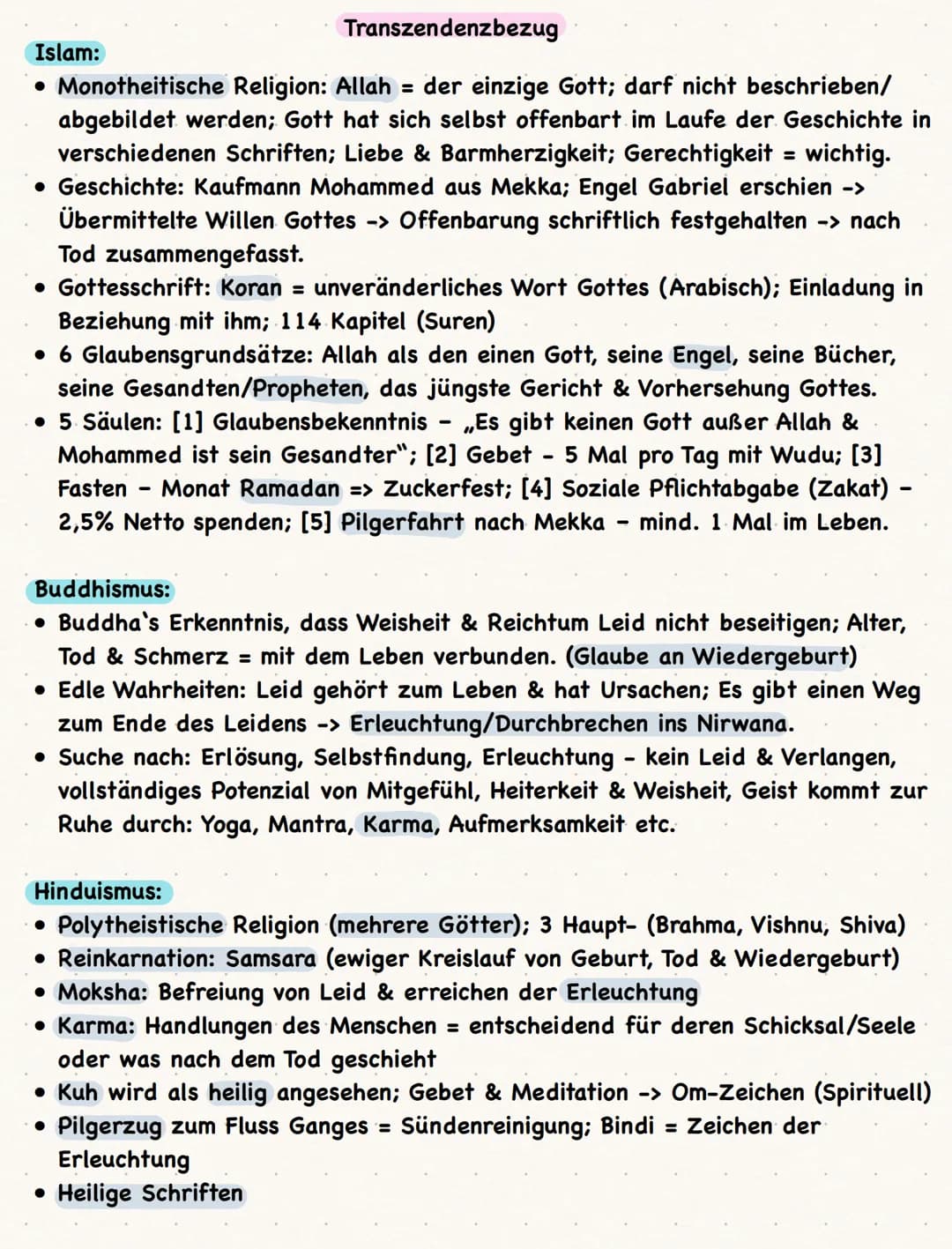 # Transzendenz

Transzendenz: (lat. transcendence hinüberschreiten, überschreiten)

*   Bezeichnet den Bereich jenseits der natürlichen mens