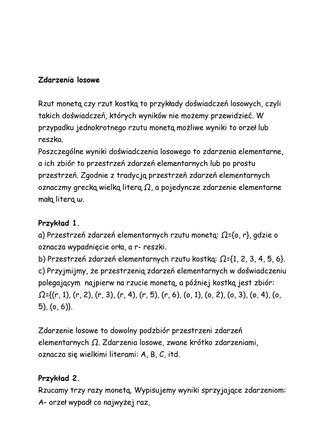 # WPROWADZENIE DO KOMBINATORYKI I RACHUNKU PRAWDOPODOBIEŃSTWA

Kombinatoryka jest działem matematyki, który zajmuje się zbiorami
skończonymi