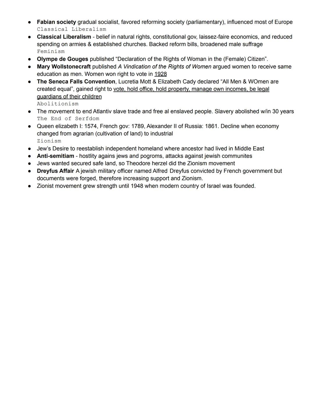 # AMSCO 5.1 The Enlightenment 275-281

- More interactions lead to the Enlightenment, reason over tradition, challenged monarch and church

