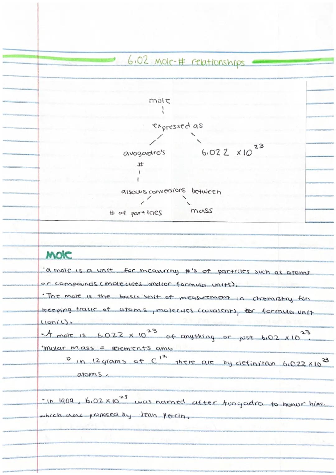 # 6.02 mole-# relationships.

mole

expressed as

avogadro's 6.02 2 ×10$^{23}$

allows conversions between

# of particles mass

MOIC

"a mo
