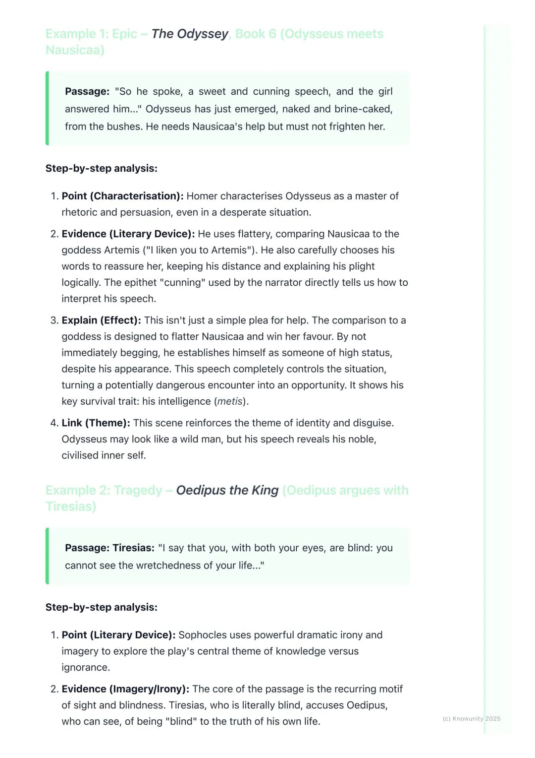 # Literary Analysis Techniques

1. Overview

Literary analysis is all about digging deeper into a text like the Odyssey or a
play like Bacch