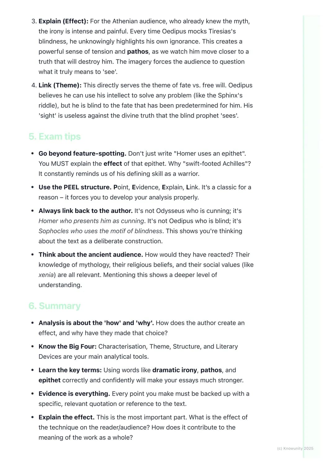 # Literary Analysis Techniques

1. Overview

Literary analysis is all about digging deeper into a text like the Odyssey or a
play like Bacch
