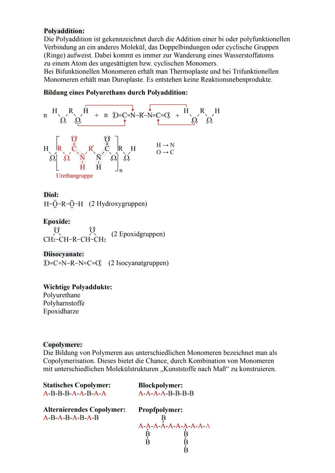 # Kunststoffe
Als Kunststoffe bezeichnet man künstlich synthetisierte makromolekulare Verbindung.
Sie bestehen aus riesigen Molekülen (Makro
