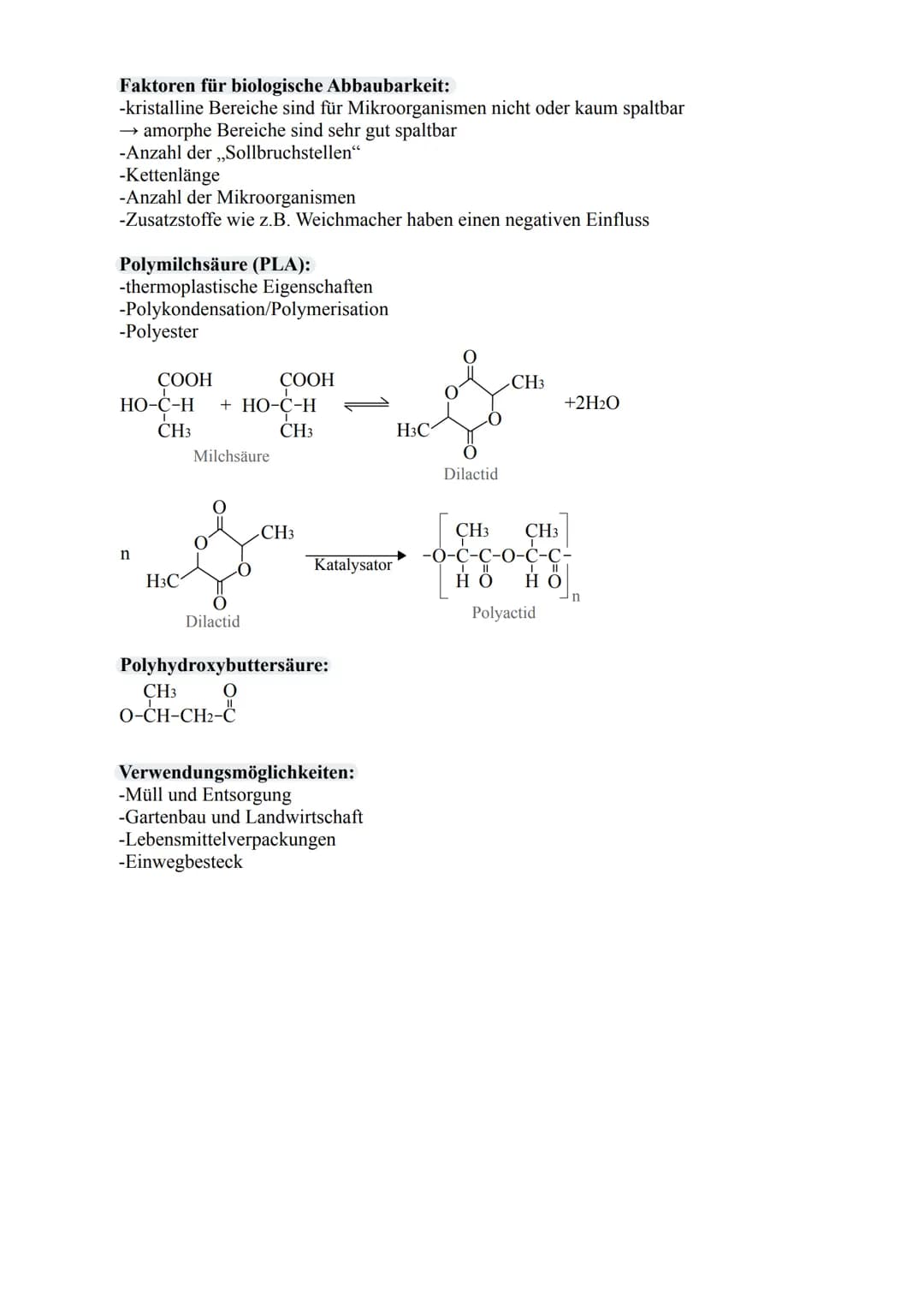 # Kunststoffe
Als Kunststoffe bezeichnet man künstlich synthetisierte makromolekulare Verbindung.
Sie bestehen aus riesigen Molekülen (Makro