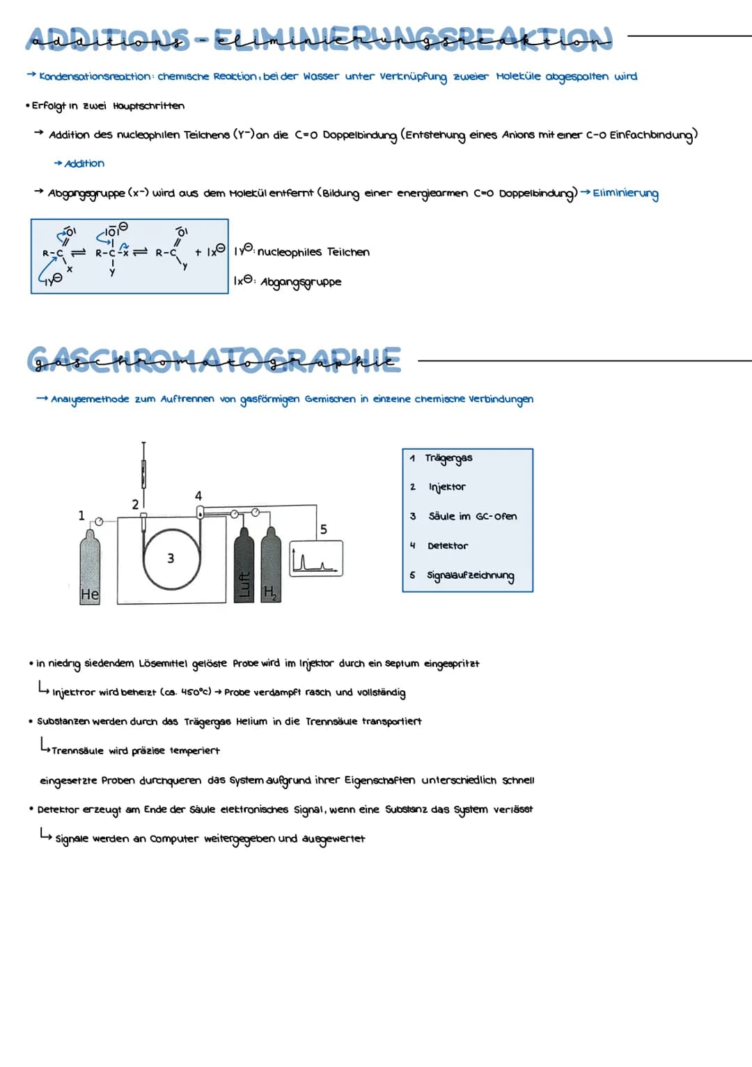 # Organische Verbindungen und ihre Reaktionswege

EINFACHE CHEMISCHE REAKTION

Schritt 1: Wortgleichung

Schritt 2: Formelgleichung

Schritt