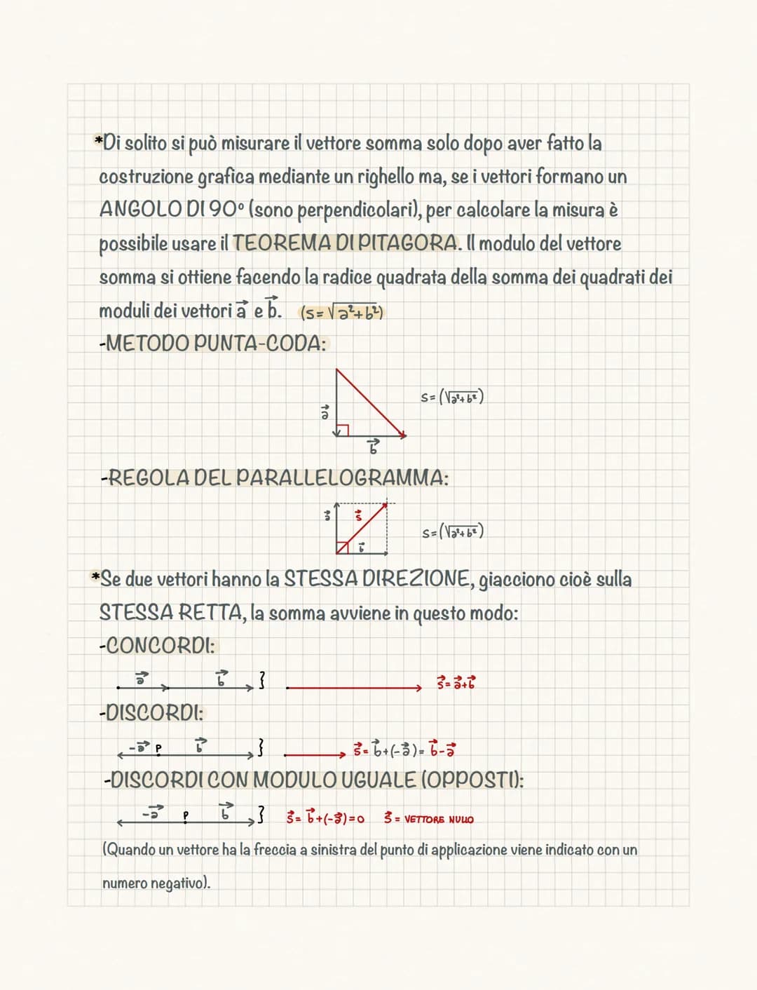 # I vettori

+GRANDEZ2E SCALARI: sono descritte da un valore numerico
ottenuto mediante un'unità di misura.

+GRANDEZZE VETTORIALI: per desc