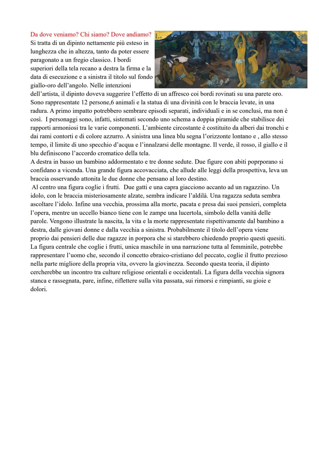 # POST-IMPRESSIONISMO

Dopo l'impressionismo occorreva un processo di ricerca quasi infinito che divenne sempre più
personale. Caratteristic