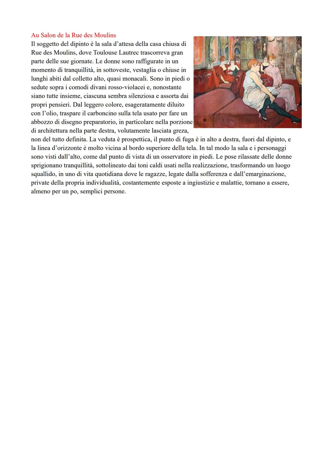 # POST-IMPRESSIONISMO

Dopo l'impressionismo occorreva un processo di ricerca quasi infinito che divenne sempre più
personale. Caratteristic
