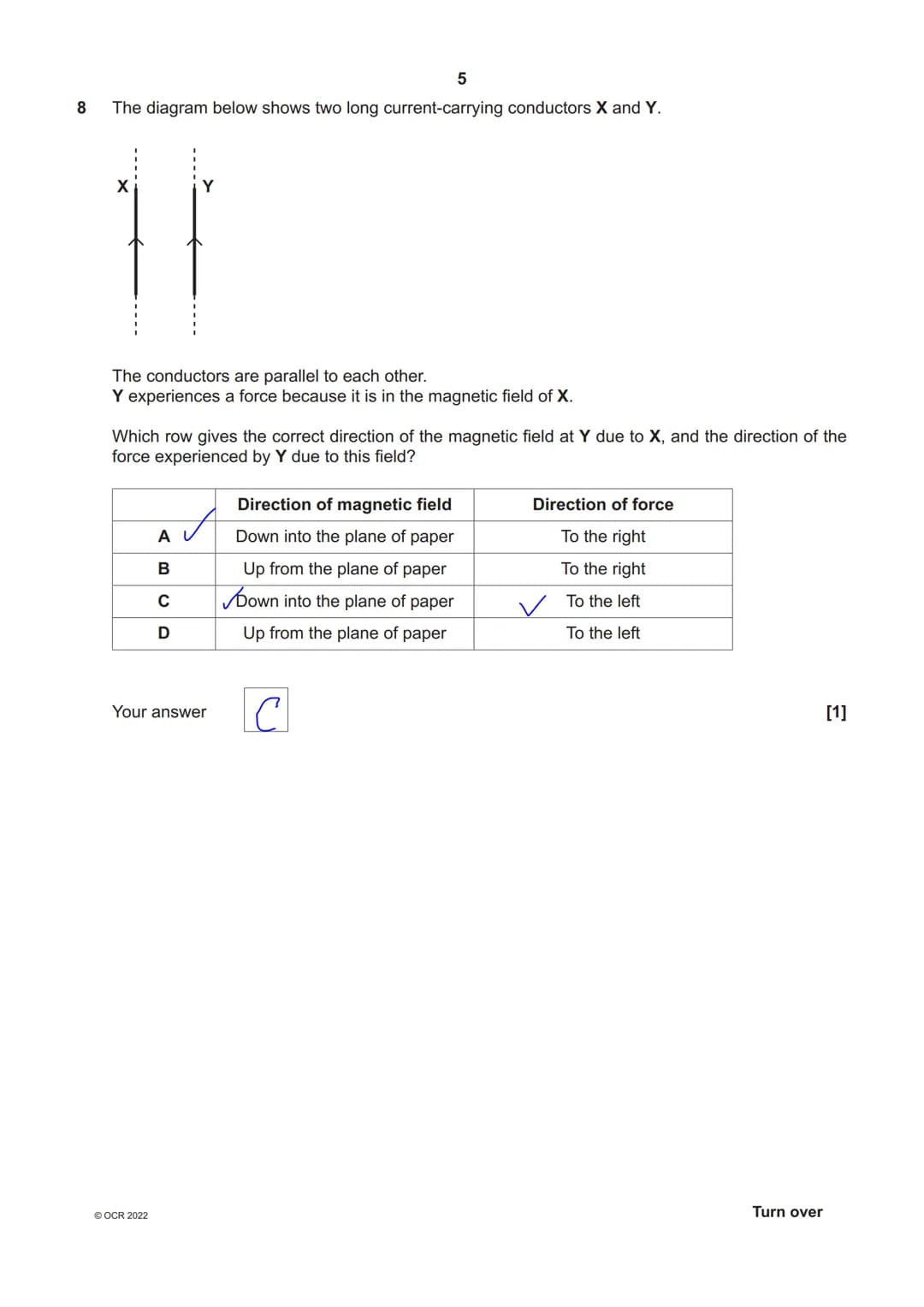 # OCR
Oxford Cambridge and RSA

# Friday 10 June 2022 - Afternoon

# A Level Physics A

# H556/02 Exploring physics
Time allowed: 2 hours 15