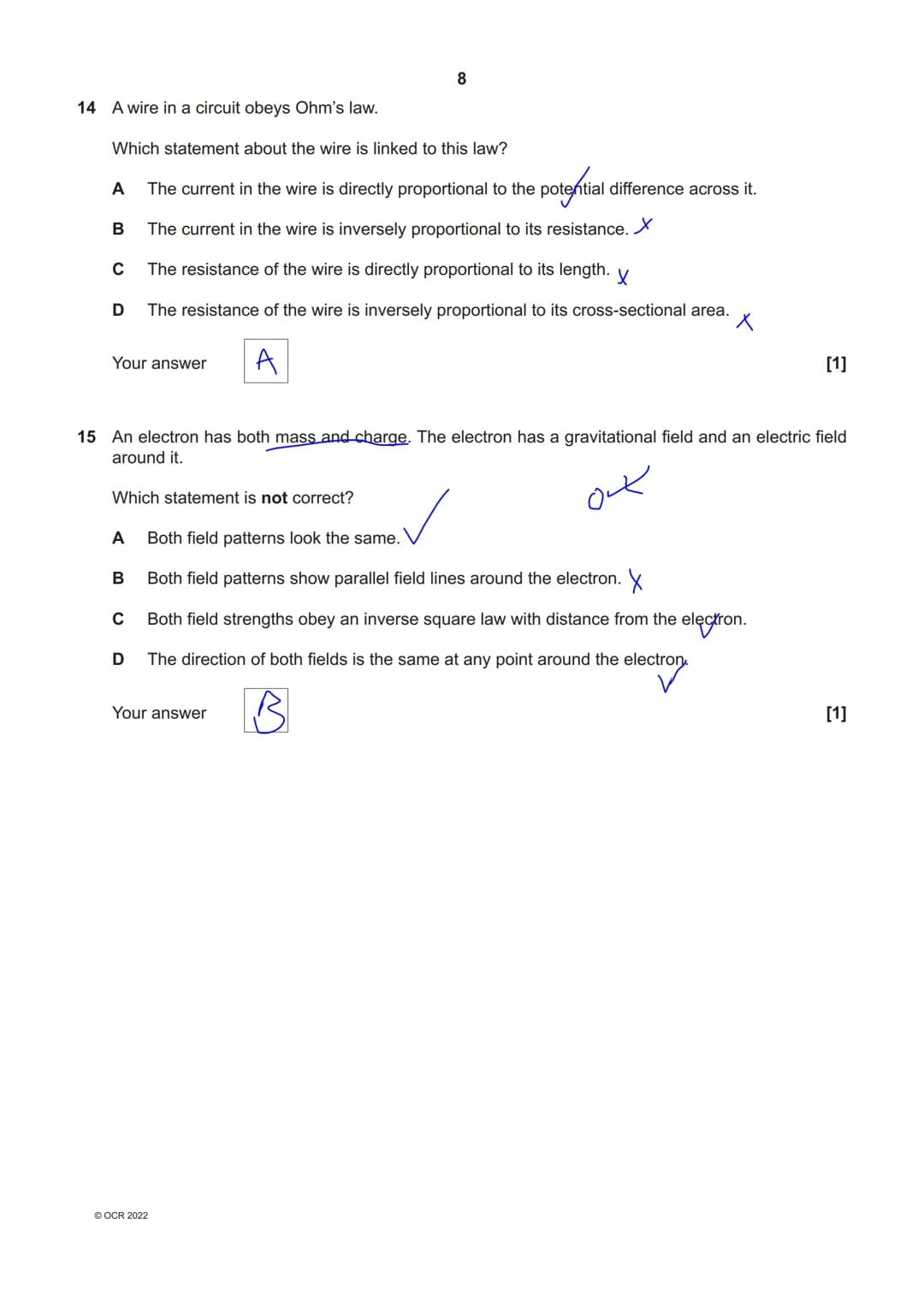 # OCR
Oxford Cambridge and RSA

# Friday 10 June 2022 - Afternoon

# A Level Physics A

# H556/02 Exploring physics
Time allowed: 2 hours 15